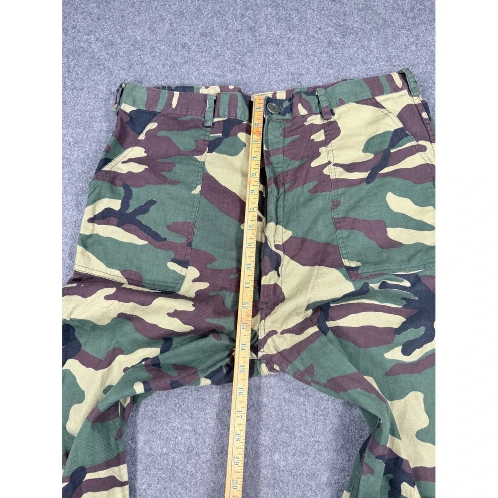 Caliber Sportsmans Apparel Mens Woodland Camo 2 Piece Set Jacket Pants Cotton